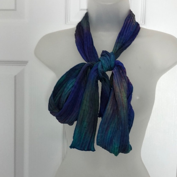 Art to wear multicolor Oblong Plisse Scarf - Picture 1 of 10